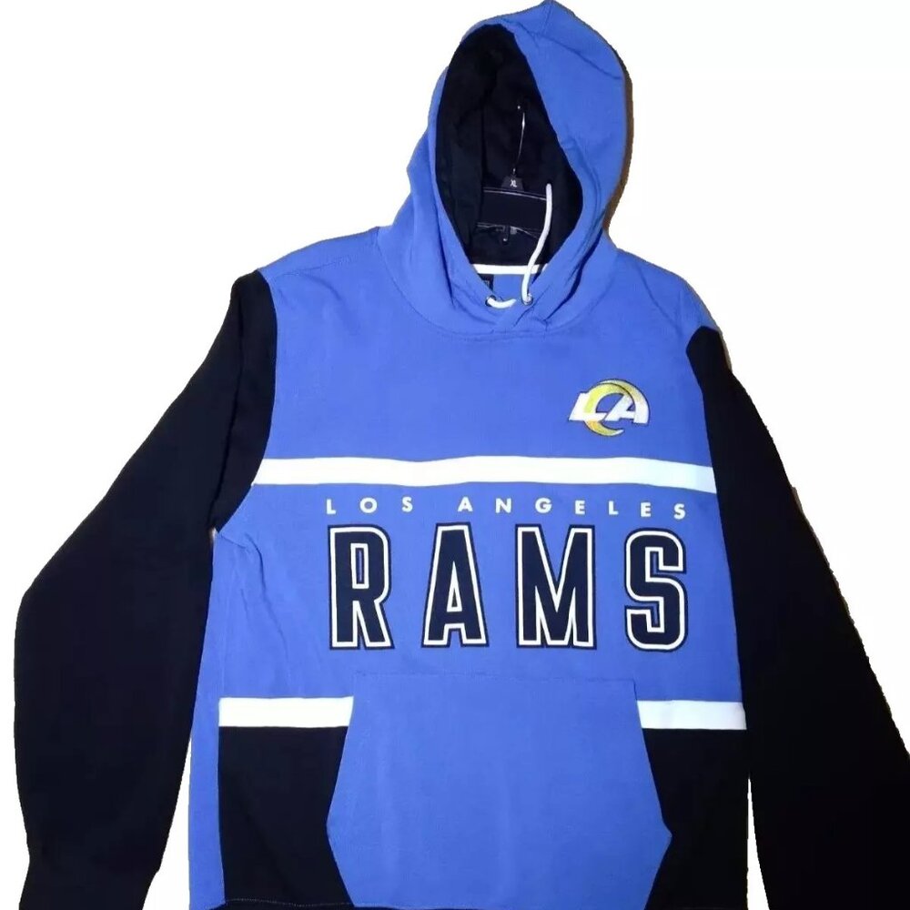 Los Angeles Rams Hoodie Men’s Large NFL Team Apparel 7th Collection New $85 MSRP